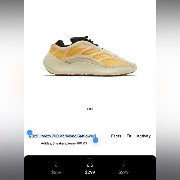 Yeezy 700 V3 'Mono Safflower' - Picture 1 of 8